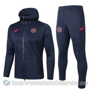 Chandal con Capucha del Paris Saint-Germain 2019-20 Negro Chandal con Capucha del Paris Saint-Germain 2019-20 Negro