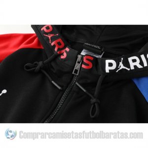 Chandal con Capucha del Paris Saint-Germain 20-21 Azul y Rojo