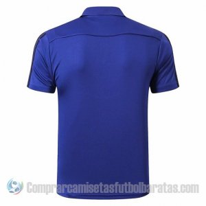 Camiseta Polo del Manchester United 19-20 Azul