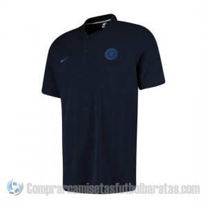 Camiseta Polo del Chelsea 19-20 Azul Oscuro