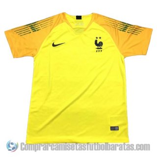 Camiseta Francia Portero 2018 Amarillo