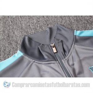 Chaqueta del Barcelona 19-20 Gris y Verde