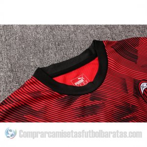 Chandal del AC Milan Manga Corta 19-20 Rojo y Negro