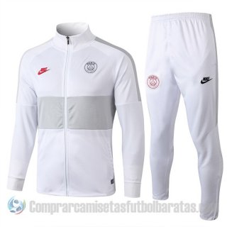 Chandal del Paris Saint-Germain 19-20 Blanco Chandal del Paris Saint-Germain 19-20 Blanco