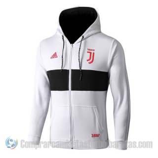 Chaqueta con Capucha del Juventus 19-20 Blanco Chaqueta con Capucha del Juventus 19-20 Blanco