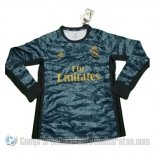 Camiseta Real Madrid Portero Segunda Manga Larga 19-20