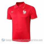 Camiseta Polo del Francia 19-20 Rojo