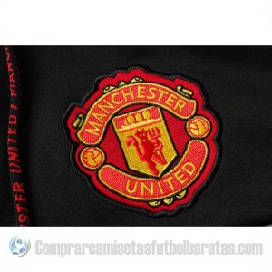 Chaqueta con Capucha del Manchester United 19-20 Negro