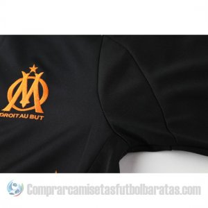 Chaqueta del Olympique Marsella 19-20 Negro y Naranja