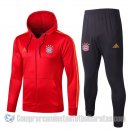 Chandal con Capucha del Bayern Munich 19-20 Rojo