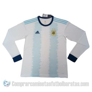 Camiseta Argentina Primera Manga Larga 2019 Camiseta Argentina Primera Manga Larga 2019