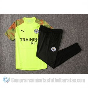 Chandal del Manchester City Manga Corta 19-20 Verde