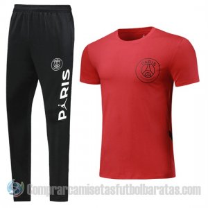 Chandal del Paris Saint-Germain Manga Corta 19-20 Rojo