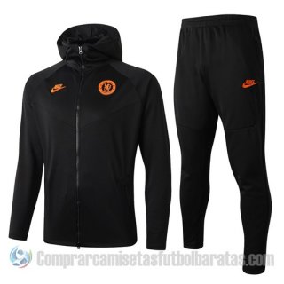 Chandal con Capucha del Chelsea 2019-20 Gris Chandal con Capucha del Chelsea 2019-20 Gris
