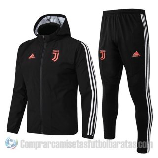 Chandal con Capucha del Juventus 19-20 Negro Chandal con Capucha del Juventus 19-20 Negro