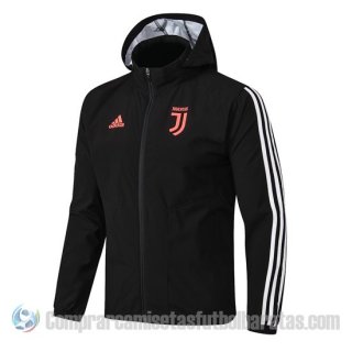 Chaqueta con Capucha del Juventus 19-20 Negro