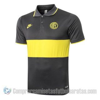 Camiseta Polo del Inter Milan 19-20 Gris