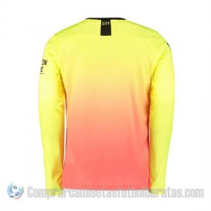 Camiseta Manchester City Tercera Manga Larga 19-20