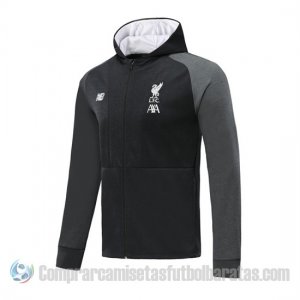 Chaqueta con Capucha del Liverpool 2019-20 Negro