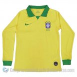 Camiseta Brasil Primera Manga Larga 2019