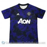 Camiseta de Entrenamiento Manchester United 19-20 Azul