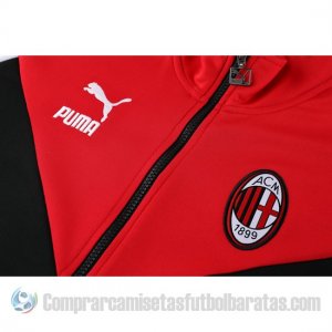 Chandal del AC Milan 20-21 Negro y Rojo