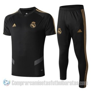 Chandal del Real Madrid Manga Corta 19-20 Negro Chandal del Real Madrid Manga Corta 19-20 Negro