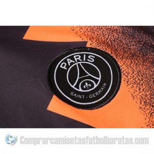 Chandal del Paris Saint-Germain Jordan Manga Corta 19-20 Negro