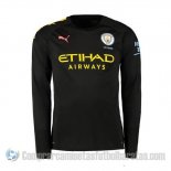 Camiseta Manchester City Segunda Manga Larga 19-20