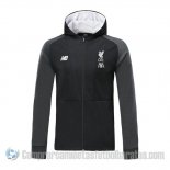 Chaqueta con Capucha del Liverpool 2019-20 Negro