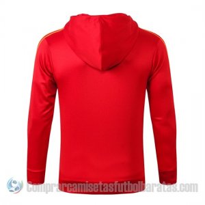 Chaqueta con Capucha del Bayern Munich 19-20 Rojo