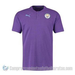 Camiseta Polo del Manchester City 19-20 Purpura