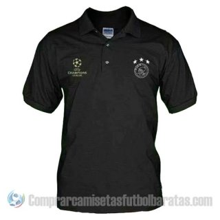 Camiseta Polo del Ajax UEFA 19-20 Negro Camiseta Polo del Ajax UEFA 19-20 Negro