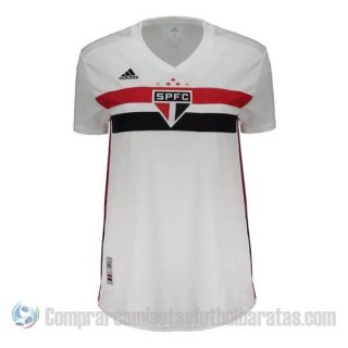 Camiseta Sao Paulo Primera Mujer 19-20 Camiseta Sao Paulo Primera Mujer 19-20