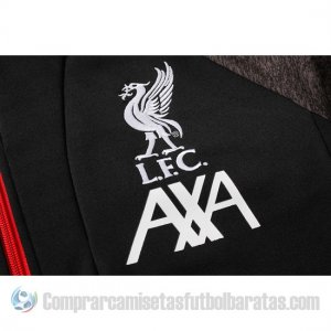 Chaqueta con Capucha del Liverpool 19-20 Negro