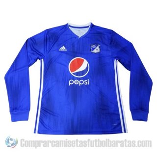 Camiseta Millonarios Primera Manga Larga 2019 Camiseta Millonarios Primera Manga Larga 2019