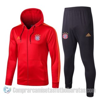 Chandal con Capucha del Bayern Munich 19-20 Rojo Chandal con Capucha del Bayern Munich 19-20 Rojo