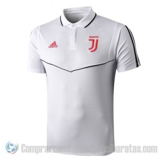 Camiseta Polo del Juventus 19-20 Blanco y Negro