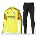 Chandal del Manchester City 19-20 Verde Fluorescente