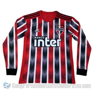 Camiseta Sao Paulo Segunda Manga Larga 19-20 Camiseta Sao Paulo Segunda Manga Larga 19-20