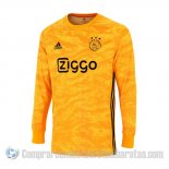 Camiseta Ajax Portero Manga Larga 19-20 Amarillo