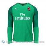 Camiseta AC Milan Portero Manga Larga 19-20 Verde
