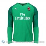 Camiseta AC Milan Portero Manga Larga 19-20 Verde