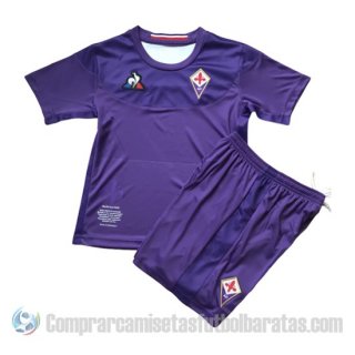 Camiseta Fiorentina Primera Nino 19-20 Camiseta Fiorentina Primera Nino 19-20