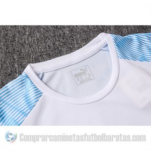 Chandal del Olympique Marsella Manga Corta 19-20 Blanco