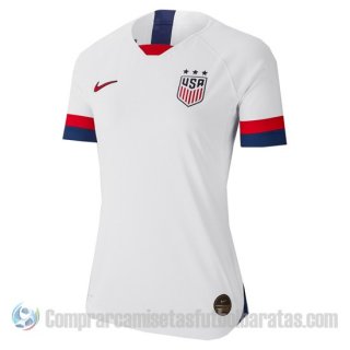 Camiseta Estados Unidos Primera Mujer 2019 Camiseta Estados Unidos Primera Mujer 2019