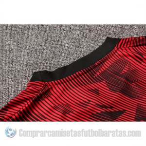 Chandal del AC Milan Manga Corta 19-20 Rojo y Negro