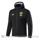 Chaqueta con Capucha del Manchester United 19-20 Negro