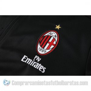 Chandal del AC Milan 19-20 Negro y Rojo