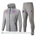 Chandal con Capucha del Atletico Madrid 19-20 Gris